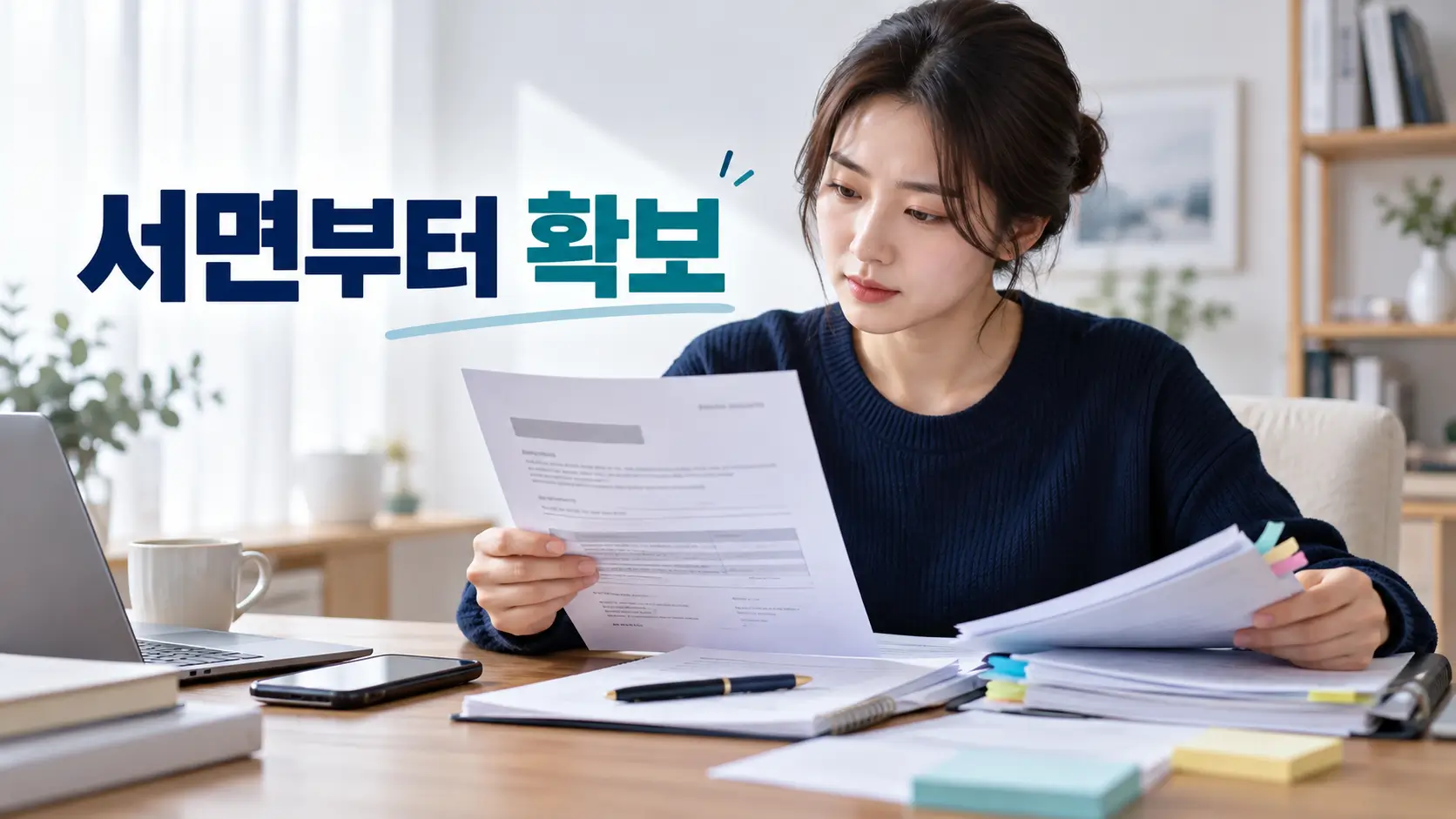보험 분쟁조정을 준비하며 보험사의 서면 결정과 관련 서류를 확인하는 소비자